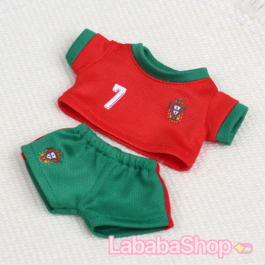 Labubu Soccer Jersey|FCB, Ronaldo, Messi Outfit | Birthday Gift| Perfect Gift for Her| Kids and Teenager Gift