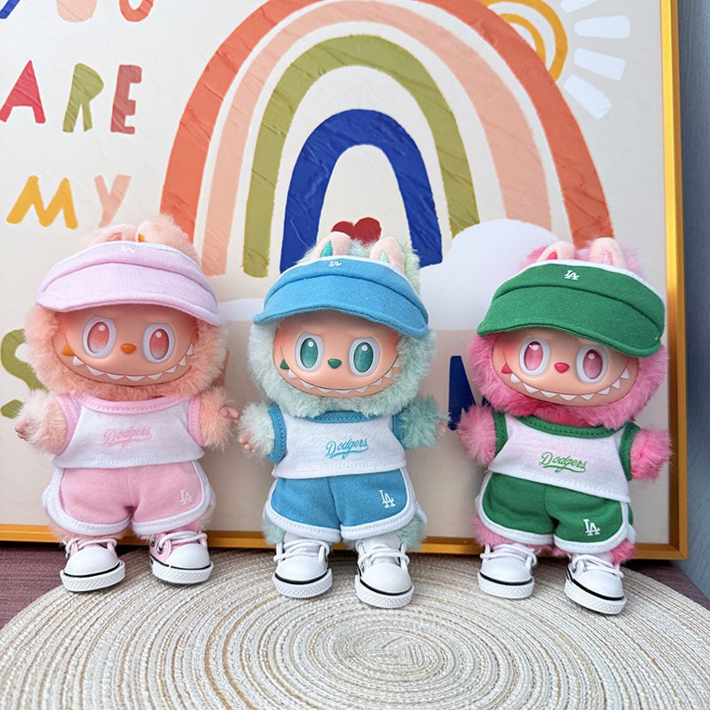 Labubu LA Hat + Dodgers Outfit Set| LA sports Outfit |Multicolors| Perfect Gift| Kids and Teenager Gift