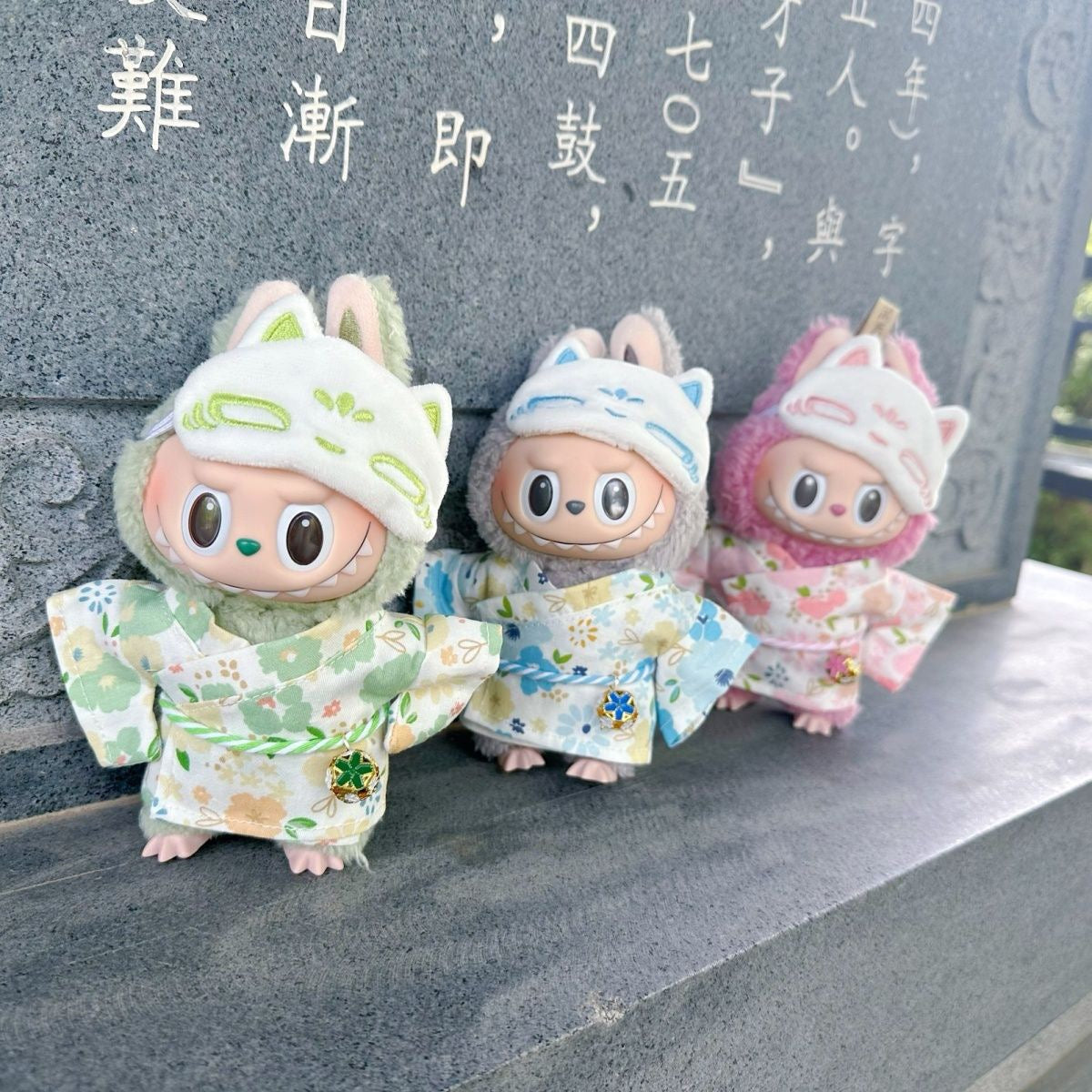 Labubu Kimono Outfit| Japanese Style Onsen Outfit + Sleep Mask | Perfect Gift| Kids and Teenager Gift