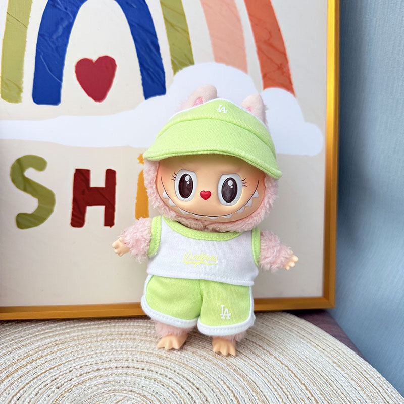 Labubu LA Hat + Dodgers Outfit Set| LA sports Outfit |Multicolors| Perfect Gift| Kids and Teenager Gift