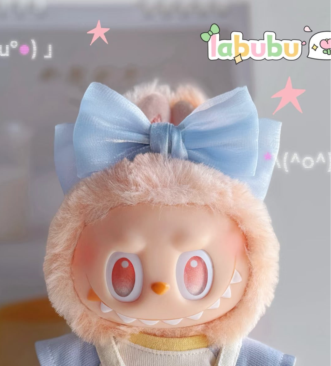 Labubu Bow Tie Headband| Fits 15-18cm doll| Birthday Gift| Perfect Gift for Her