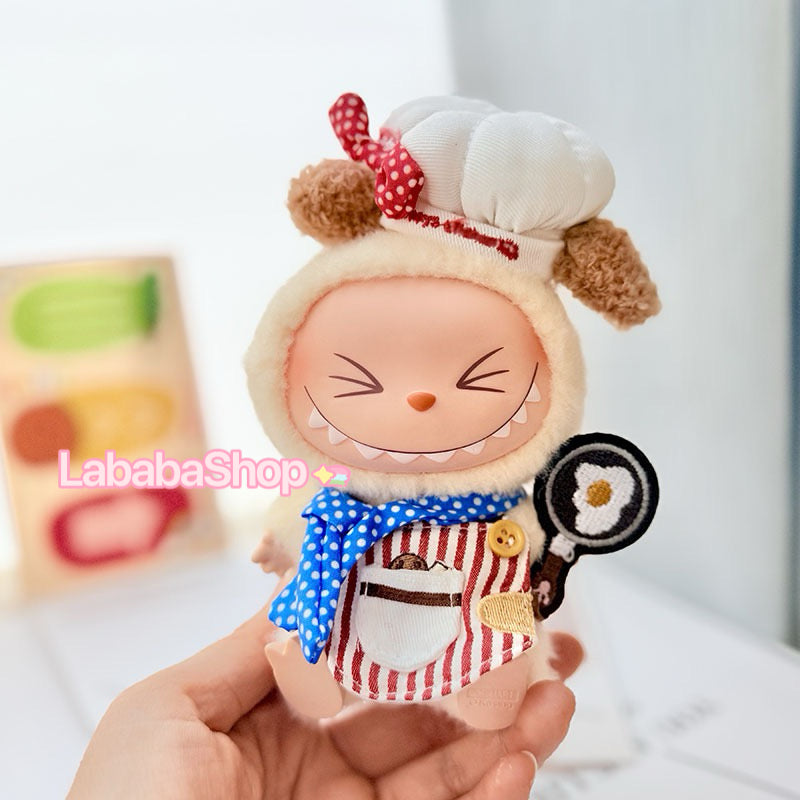 Labubu Chef Outfit| Chef Hat and Apron | Birthday Gift| Perfect Gift | Kids and Teenager Gift| Chef Gift