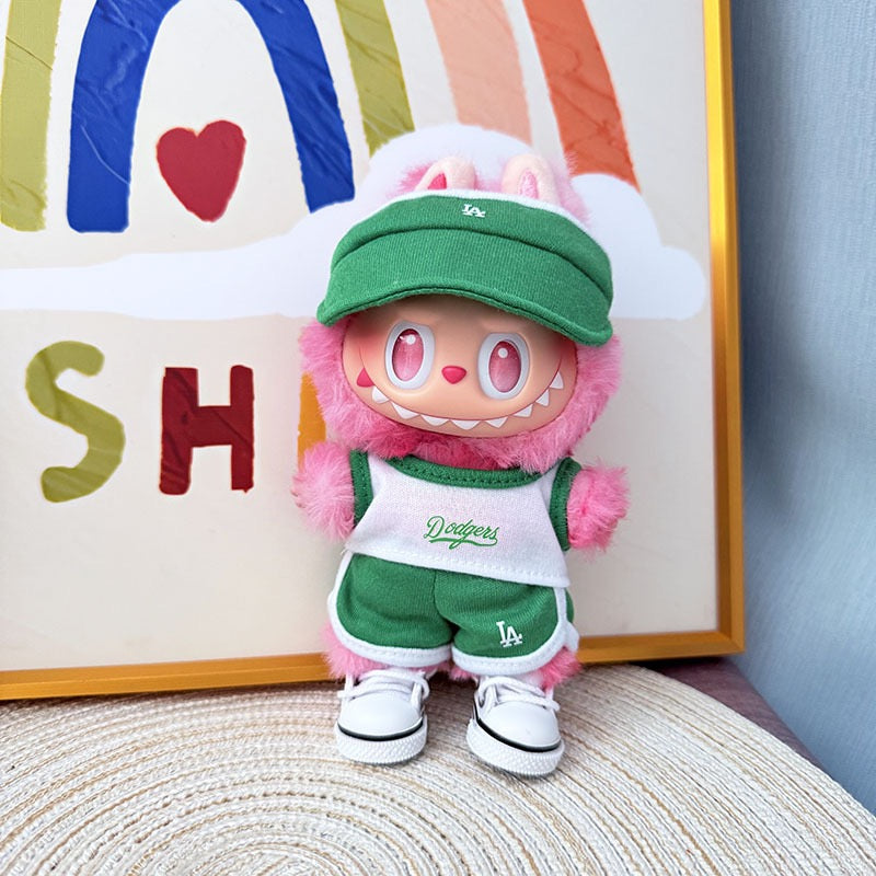 Labubu LA Hat + Dodgers Outfit Set| LA sports Outfit |Multicolors| Perfect Gift| Kids and Teenager Gift