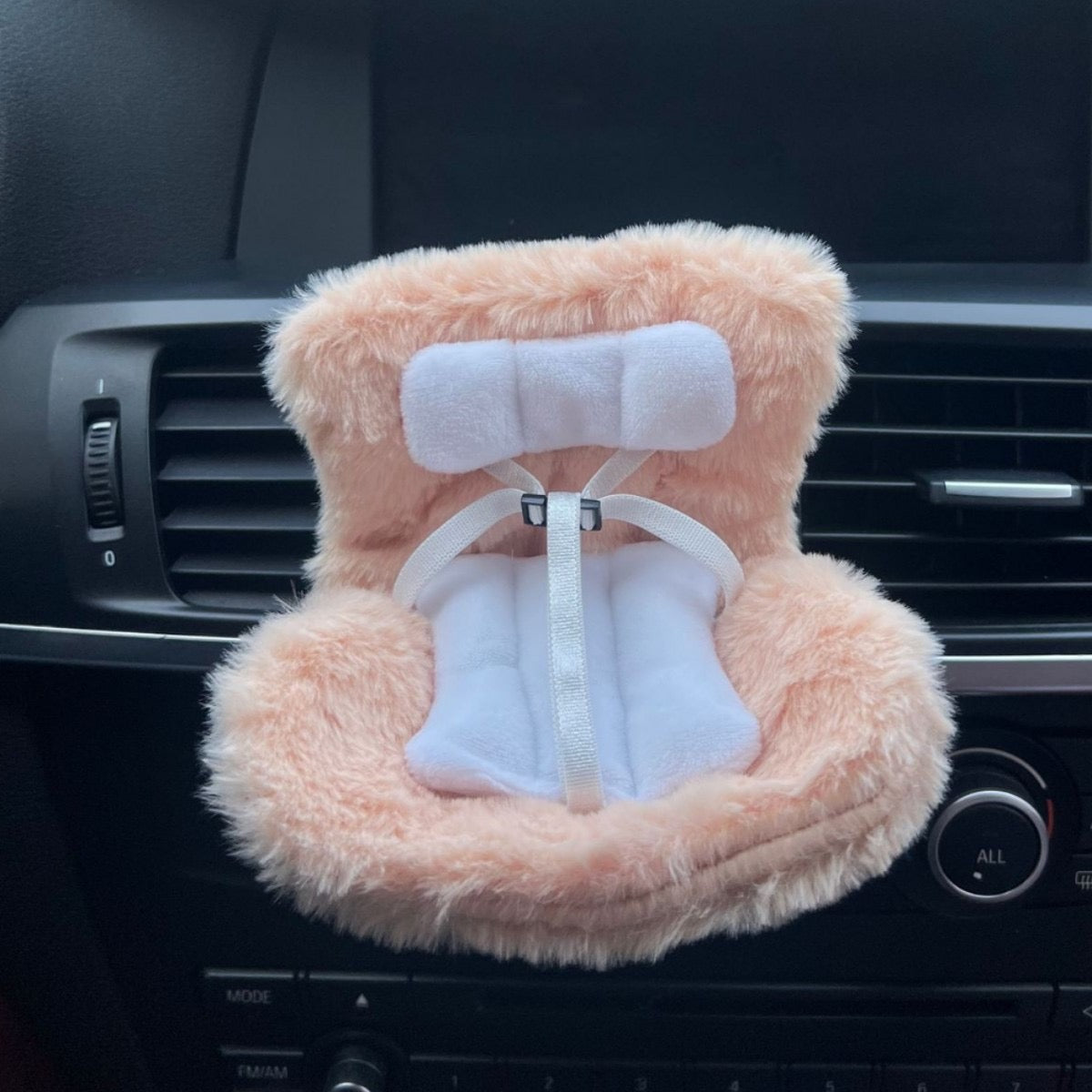 Labubu Car seat| Fits 15-18cm doll| Car Refreshner air vent decoration| Perfect Gift| Emotional Support