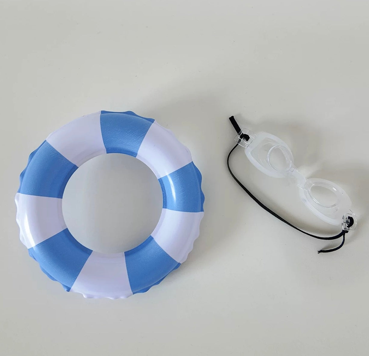 Labubu Swimming Outfit | Swimming Ring and Glasses | Perfect Birthday Gift | Nurse Gift | Emotional Support Plush Accessory