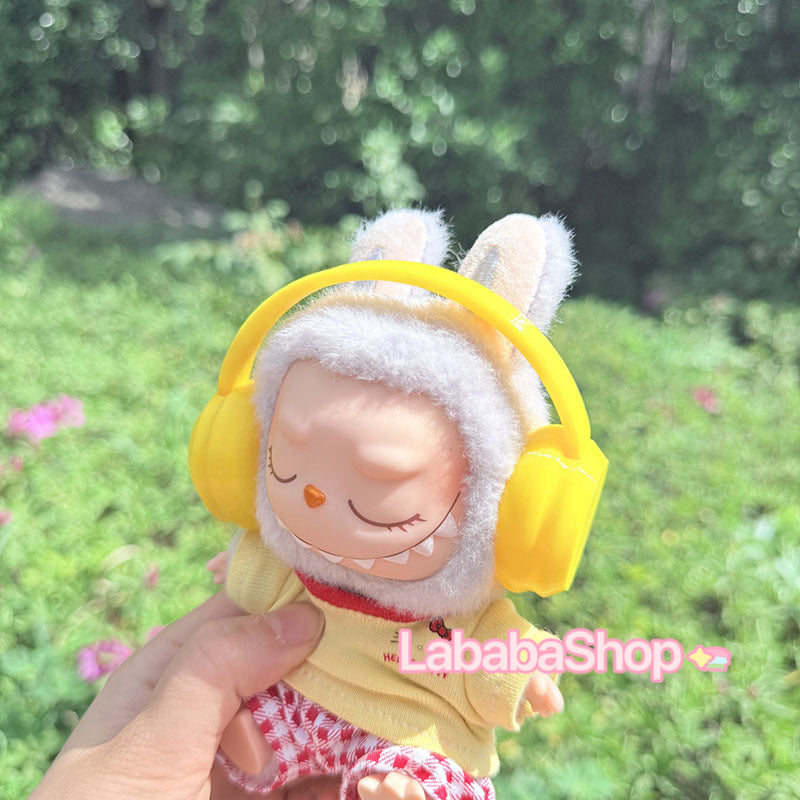 Labubu Headphones Multicolour| Stylish Accessory for Labubu| Birthday Gift|Unique Gift Idea
