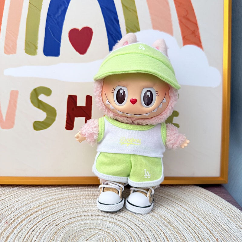 Labubu LA Hat + Dodgers Outfit Set| LA sports Outfit |Multicolors| Perfect Gift| Kids and Teenager Gift
