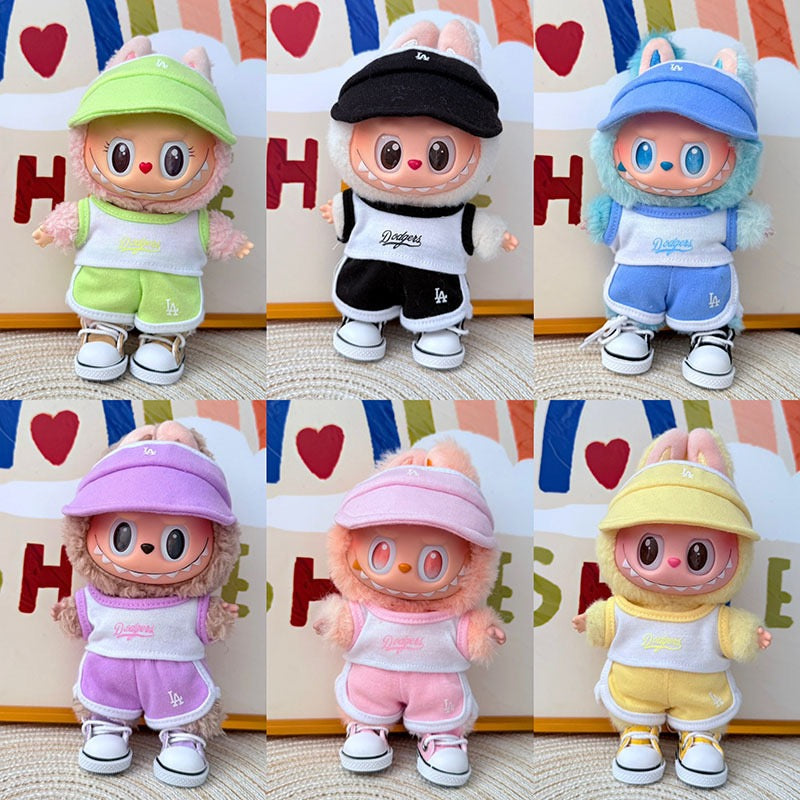 Labubu LA Hat + Dodgers Outfit Set| LA sports Outfit |Multicolors| Perfect Gift| Kids and Teenager Gift