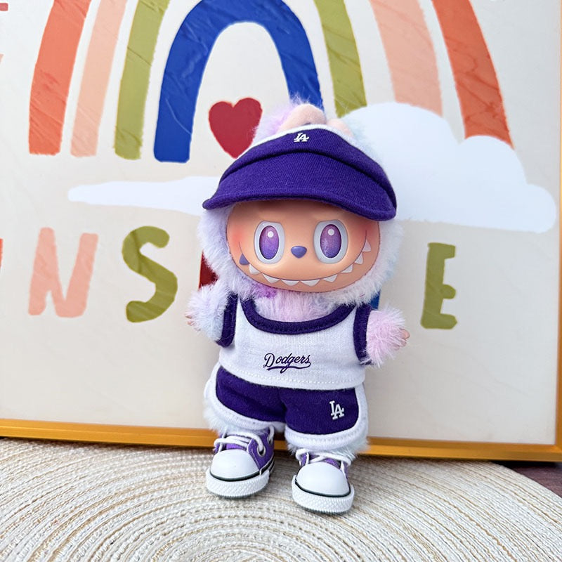 Labubu LA Hat + Dodgers Outfit Set| LA sports Outfit |Multicolors| Perfect Gift| Kids and Teenager Gift