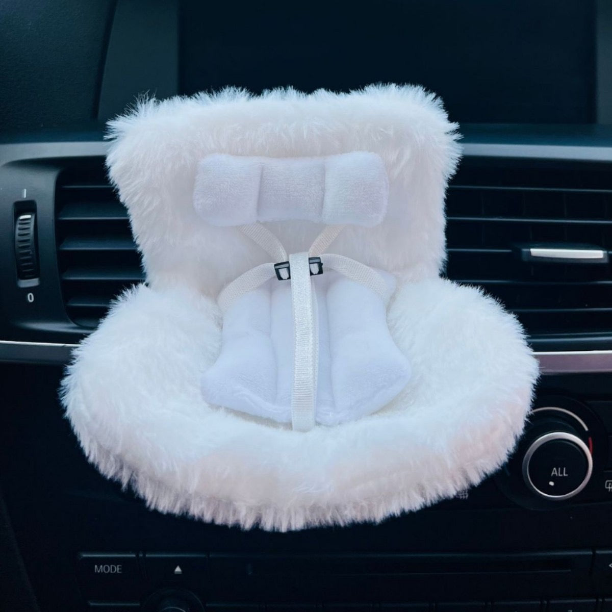 Labubu Car seat| Fits 15-18cm doll| Car Refreshner air vent decoration| Perfect Gift| Emotional Support