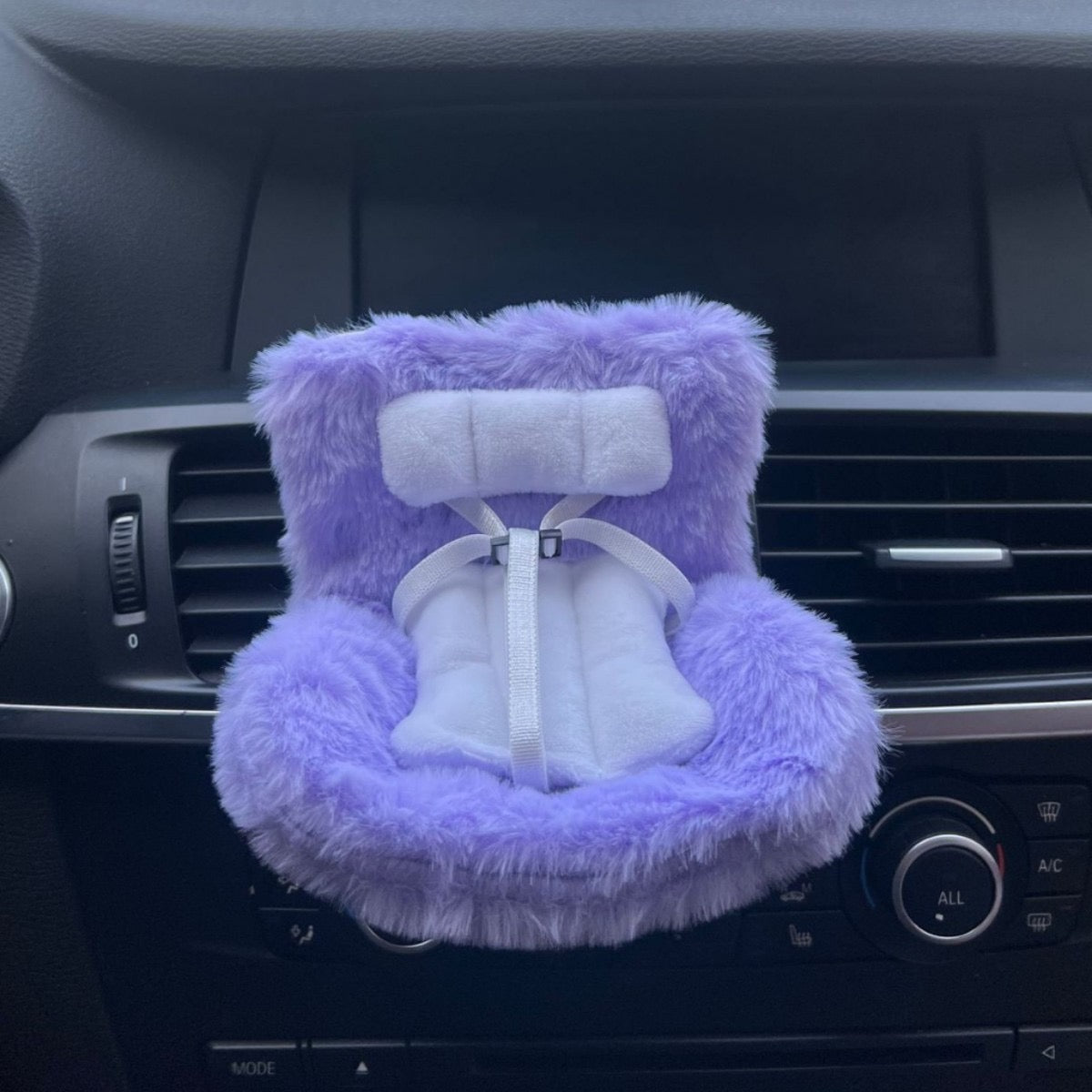Labubu Car seat| Fits 15-18cm doll| Car Refreshner air vent decoration| Perfect Gift| Emotional Support