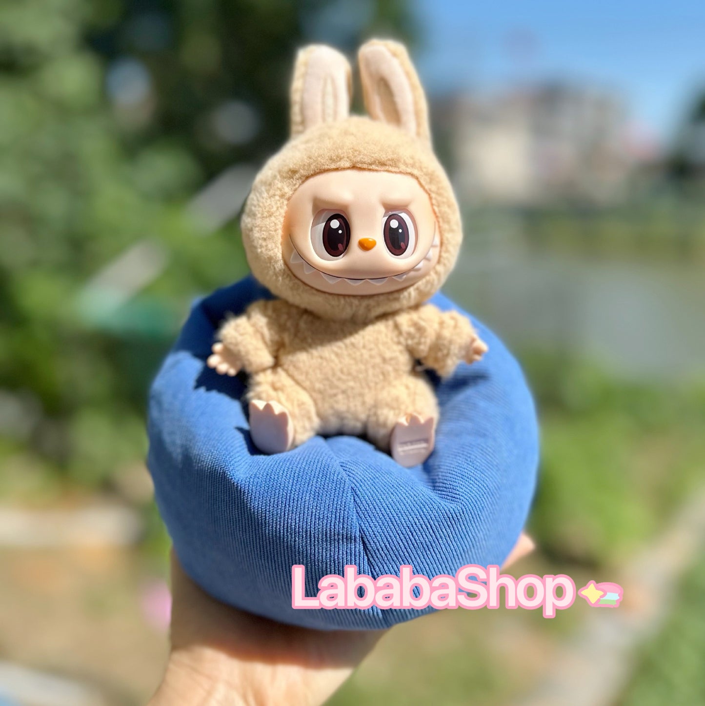 Labubu Bean Bag Sofa Couch| Fits 15-18cm doll| Table/ Car decoration| Birthday Gift| Perfect Gift for Her| Emotional Support