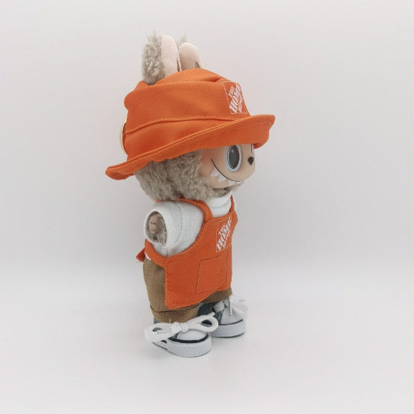 Labubu Home Depot Outfit | Birthday Gift | Perfect Gift for Kids & Teens | Mini Workwear Costume