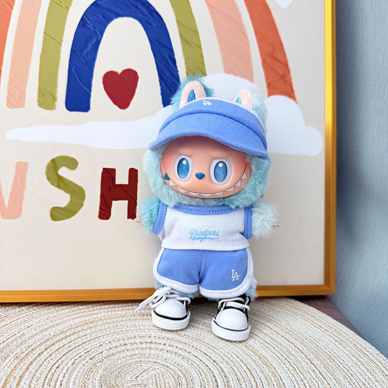 Labubu LA Hat + Dodgers Outfit Set| LA sports Outfit |Multicolors| Perfect Gift| Kids and Teenager Gift