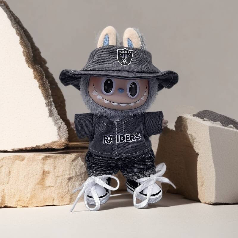 Labubu Raiders Jersey and Hat Set| Football Outfit |Perfect Gift| Kids and Teenager Gift