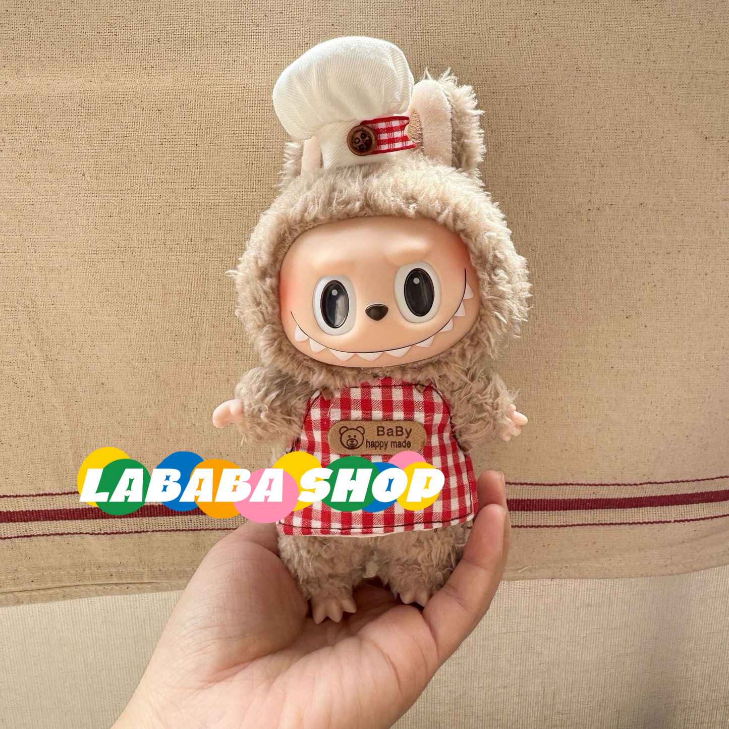 Labubu Chef Hat and Apron| Chef Clothes | Birthday Gift| Perfect Gift | Kids and Teenager Gift| Chef Gift| Baker Gift