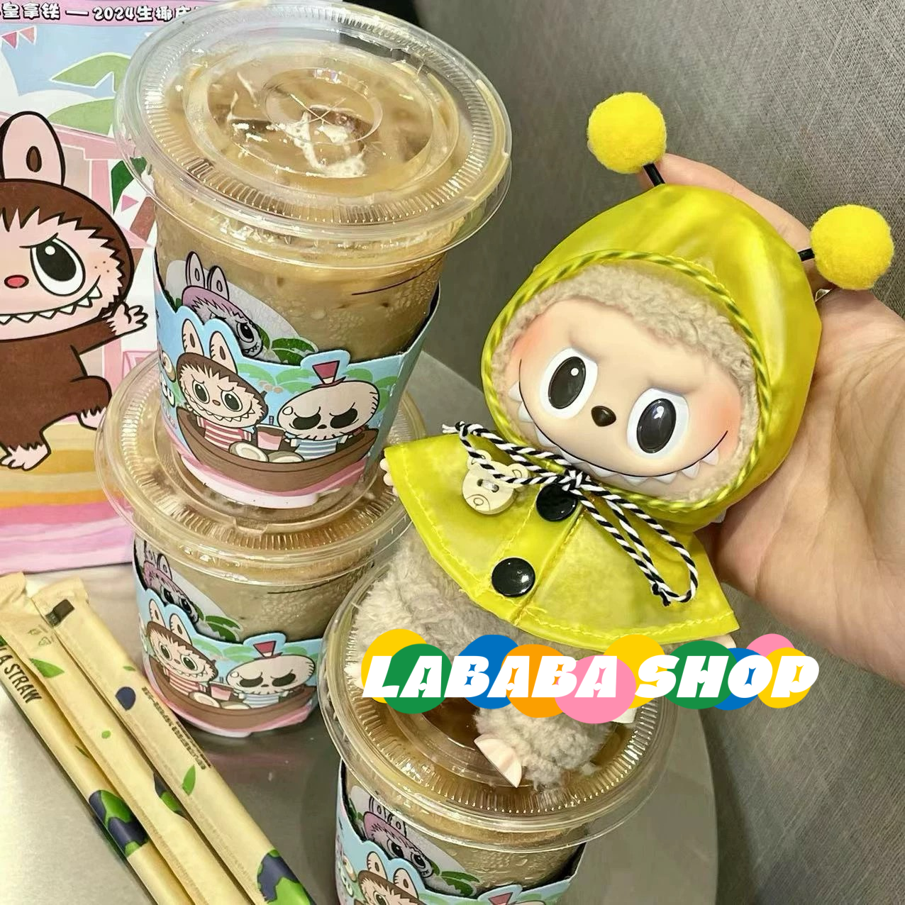 Labubu Raincoat Outfit | Bear, Bunny, Dinosaur, Bee | Birthday Gift | Perfect Gift