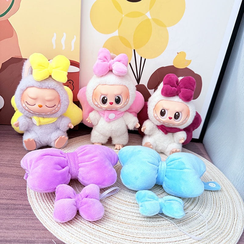 Labubu Giant Bow Tie Outfit| Fits 15-18cm doll| Birthday Gift| Perfect Gift for Her