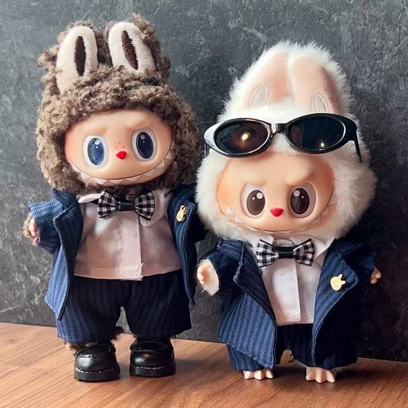 Labubu Navy Suit Set | Labubu Suit with Sunglasses and shoes | Cool Birthday Gift| Perfect Gift