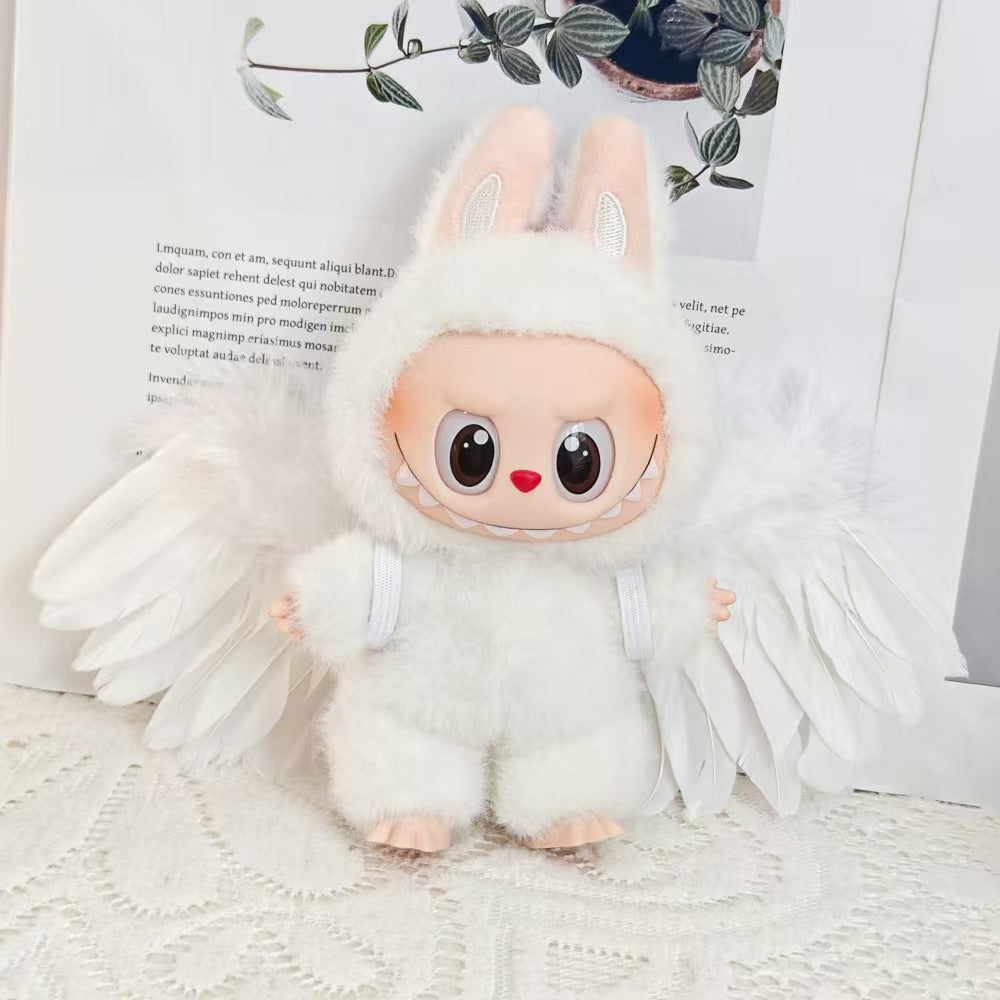 Labubu Wing Outfit| Black or White| Angel or Devil Labubu | Perfect Gift