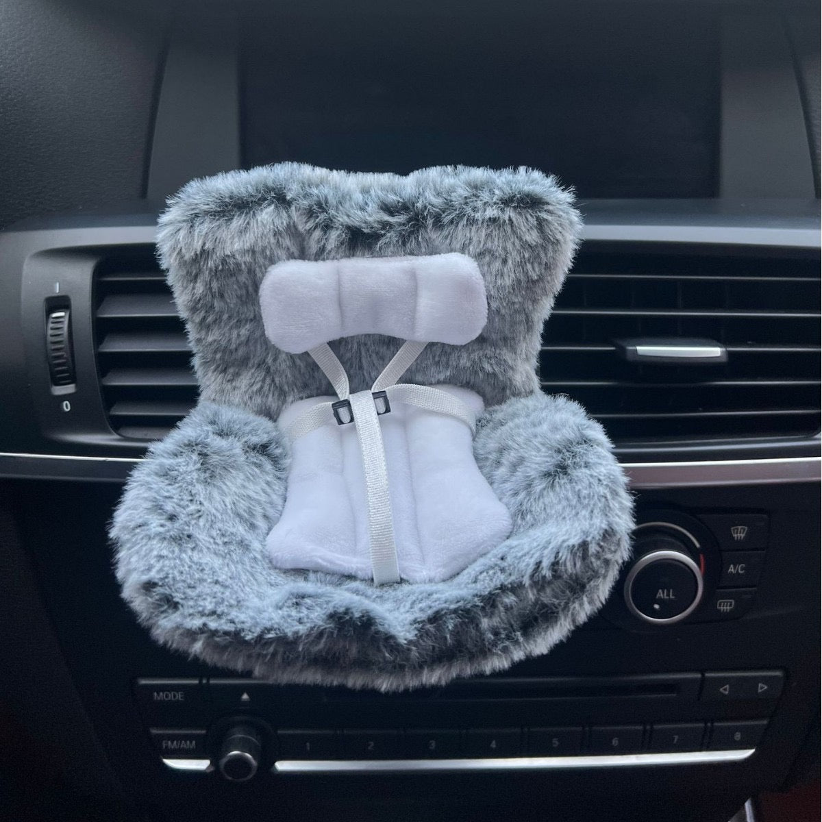 Labubu Car seat| Fits 15-18cm doll| Car Refreshner air vent decoration| Perfect Gift| Emotional Support