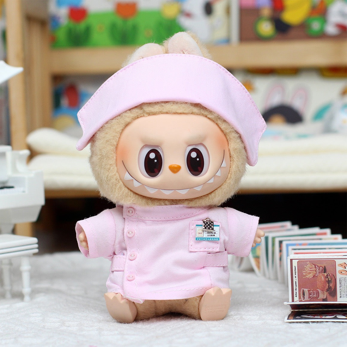 Labubu Nurse and Doctor Outfit | Medical Outfit | Perfect Birthday Gift | Nurse Gift | Emotional Support Plush Accessory