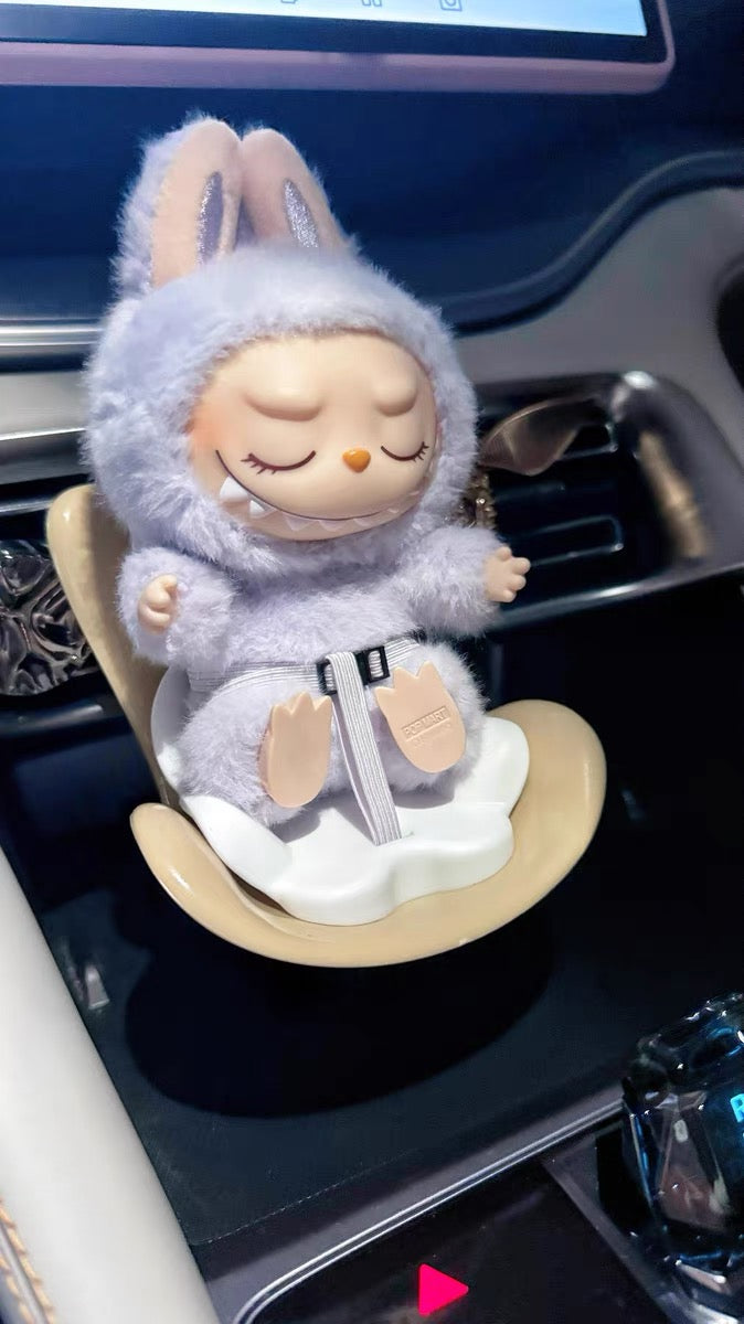 Labubu Car seat| Fits 15-18cm doll| Car Refreshner air vent decoration| Perfect Gift| Emotional Support