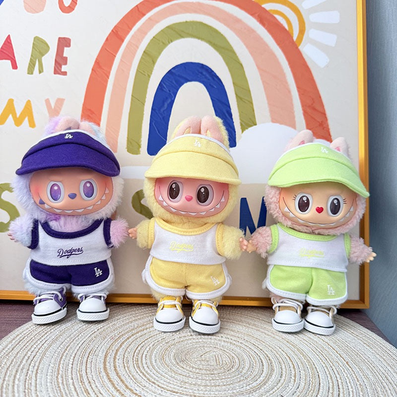 Labubu LA Hat + Dodgers Outfit Set| LA sports Outfit |Multicolors| Perfect Gift| Kids and Teenager Gift