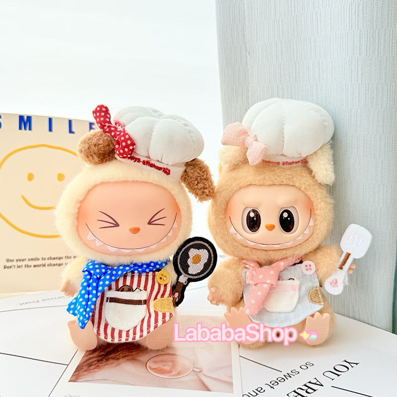 Labubu Chef Outfit| Chef Hat and Apron | Birthday Gift| Perfect Gift | Kids and Teenager Gift| Chef Gift