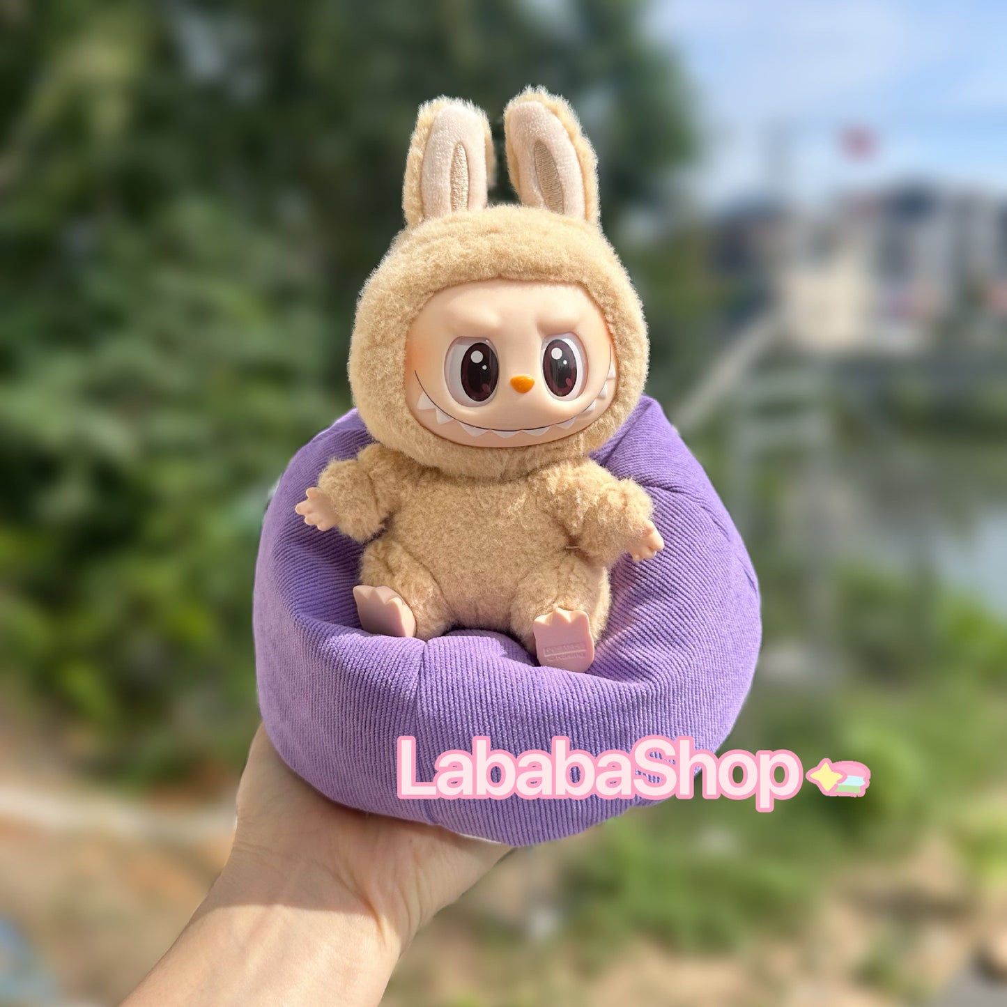 Labubu Bean Bag Sofa Couch| Fits 15-18cm doll| Table/ Car decoration| Birthday Gift| Perfect Gift for Her| Emotional Support