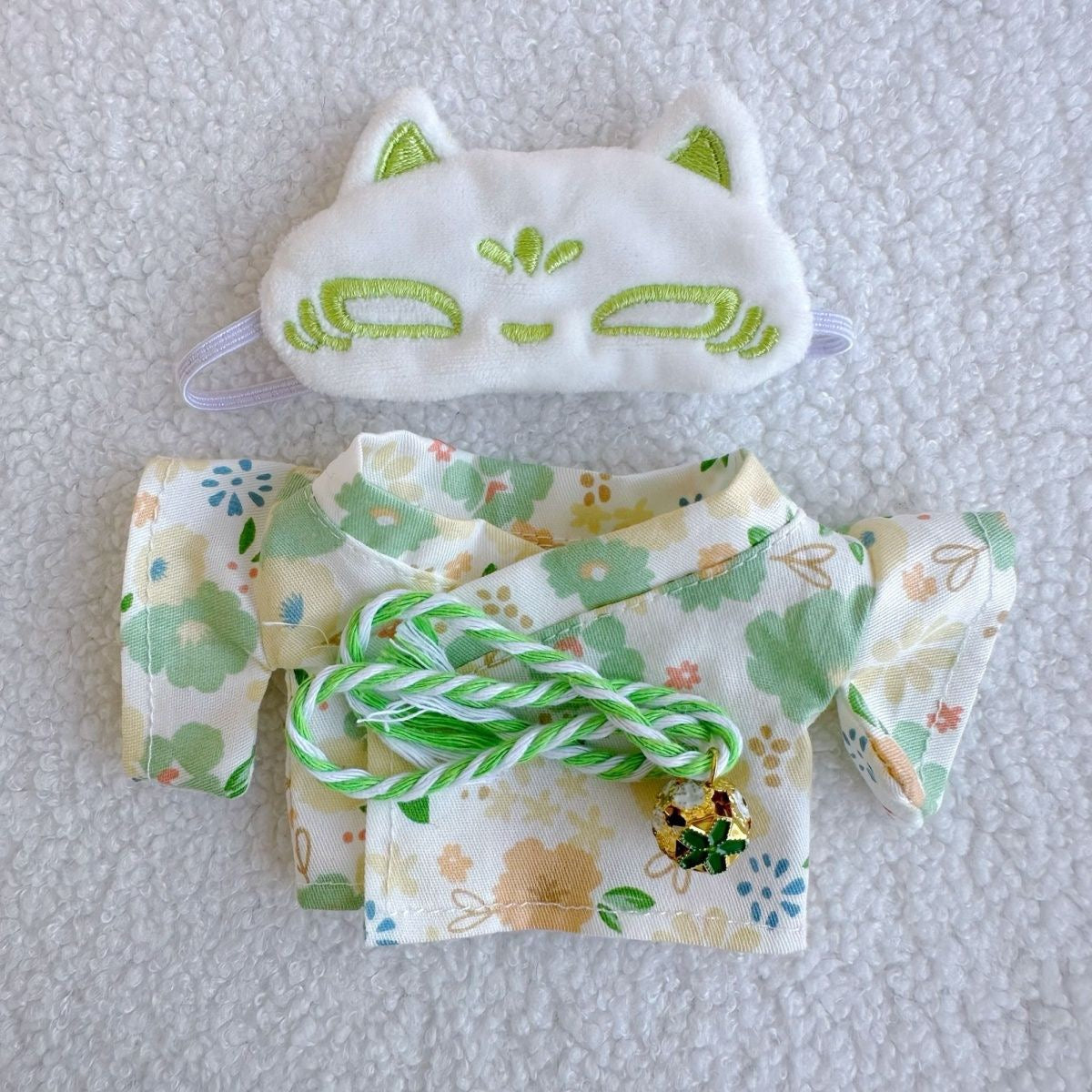 Labubu Kimono Outfit| Japanese Style Onsen Outfit + Sleep Mask | Perfect Gift| Kids and Teenager Gift