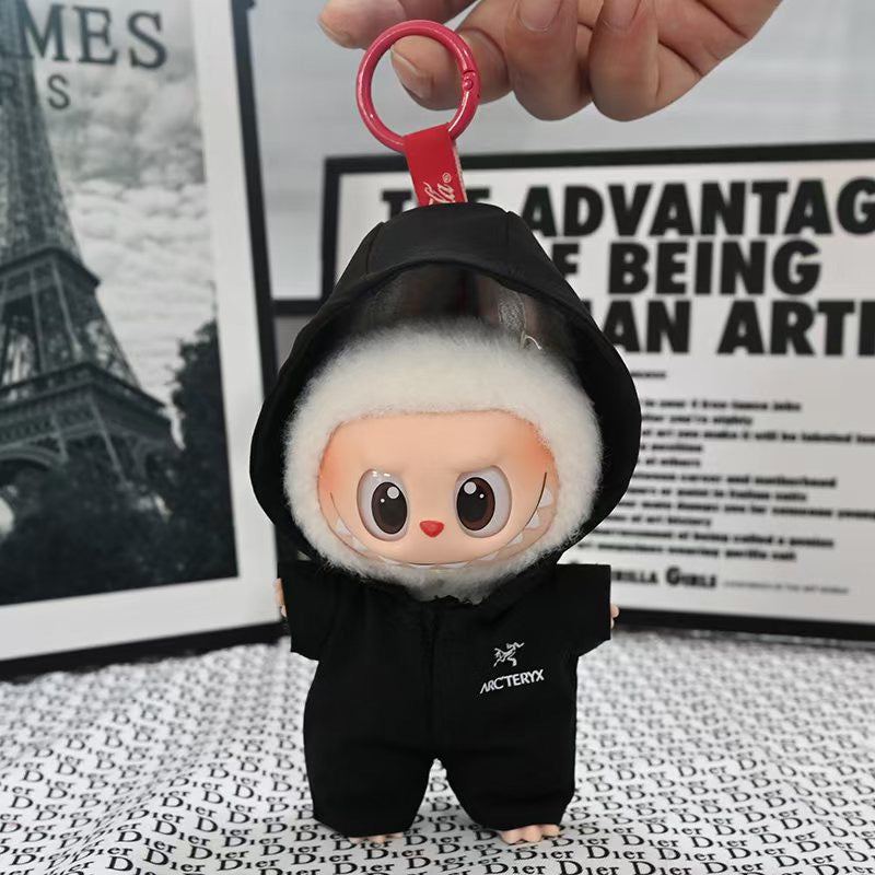 Labubu Arcteryx Jacket|Perfect Birthday Gift | Black and Pink | Emotional Support Plush Accessory