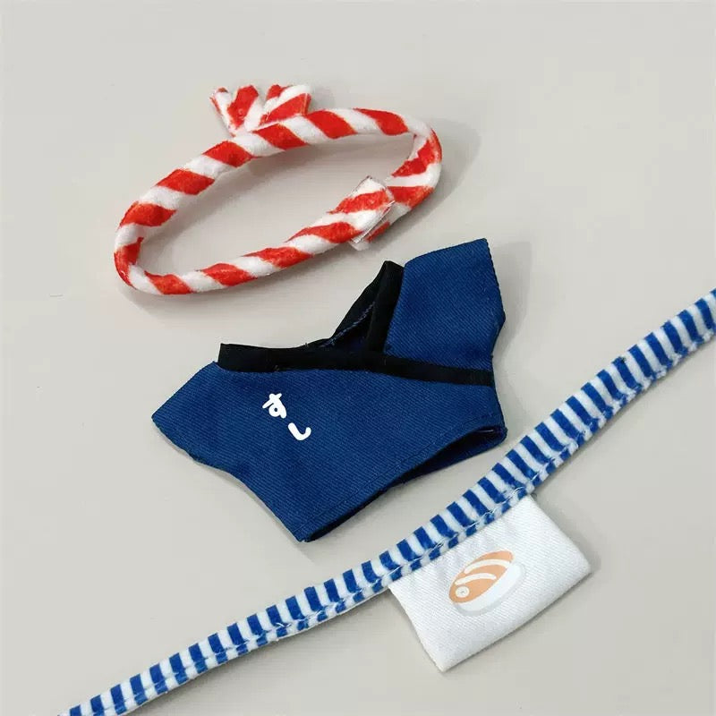 Labubu Sushi Chef Outfit | Perfect Gift | Apron & Headband, Shirt