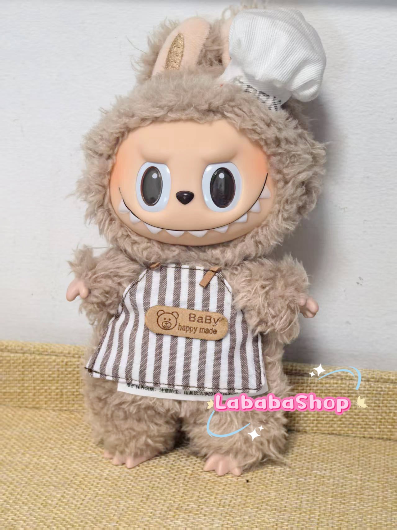 Labubu Chef Hat and Apron| Chef Clothes | Birthday Gift| Perfect Gift | Kids and Teenager Gift| Chef Gift| Baker Gift