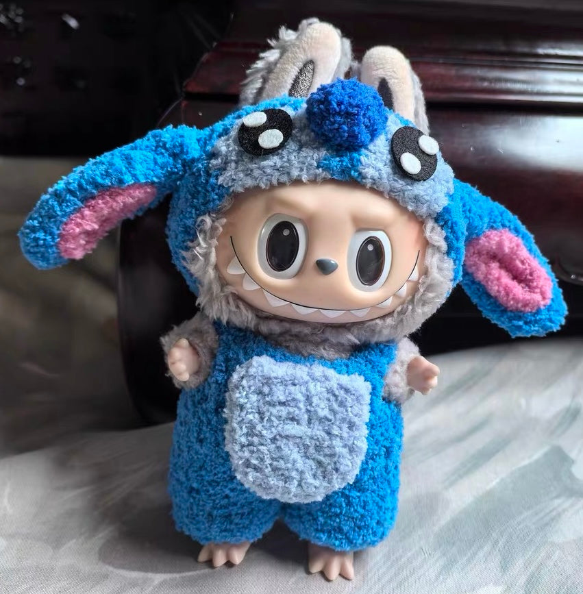 Stitch Labubu Outfit|handmade crochet Outfit |Perfect Gift | Kids and Teenager Gift| Emotional Support
