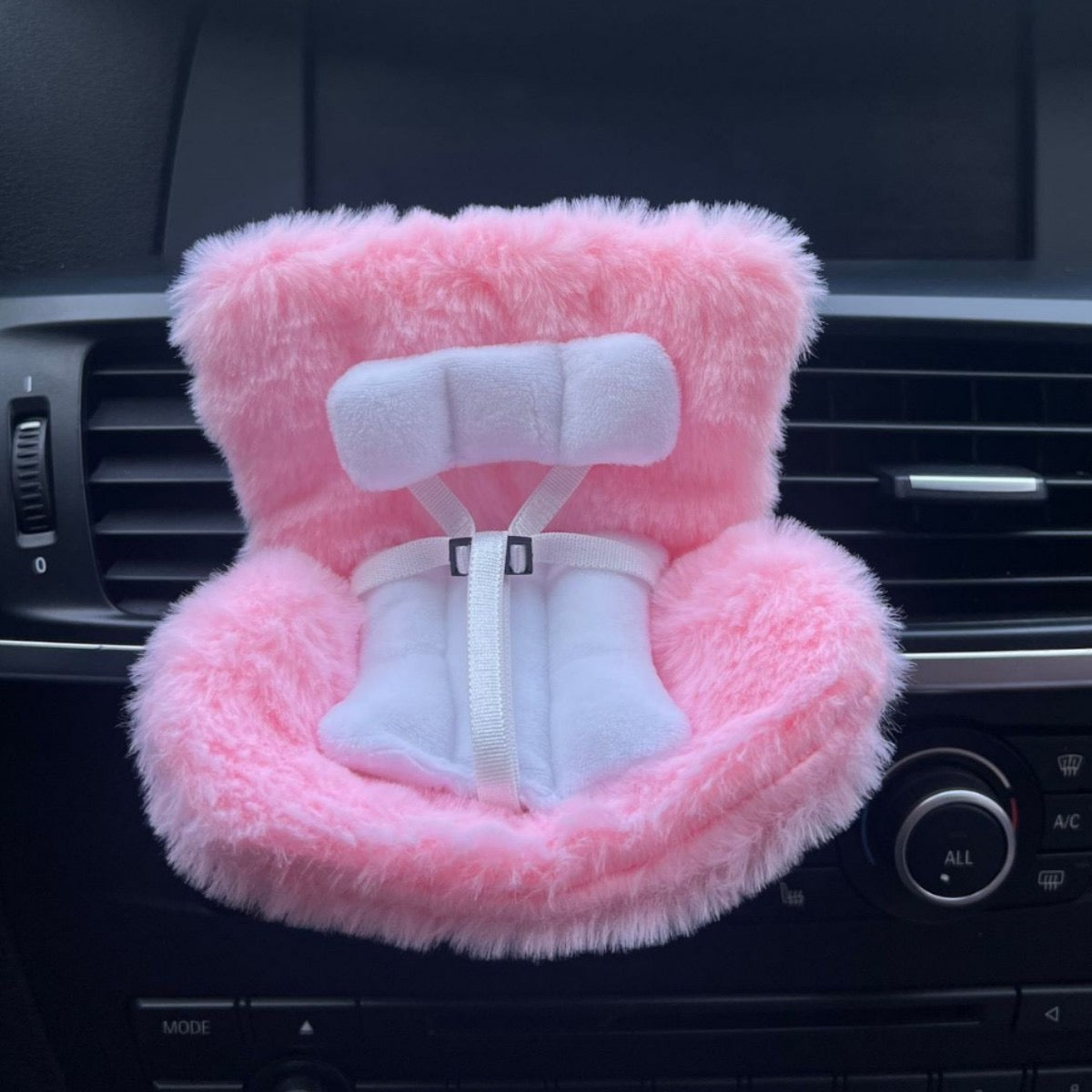 Labubu Car seat| Fits 15-18cm doll| Car Refreshner air vent decoration| Perfect Gift| Emotional Support