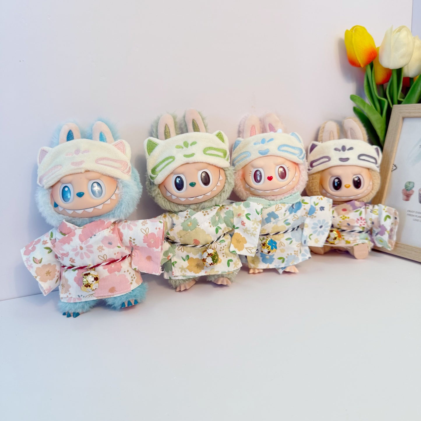 Labubu Kimono Outfit| Japanese Style Onsen Outfit + Sleep Mask | Perfect Gift| Kids and Teenager Gift