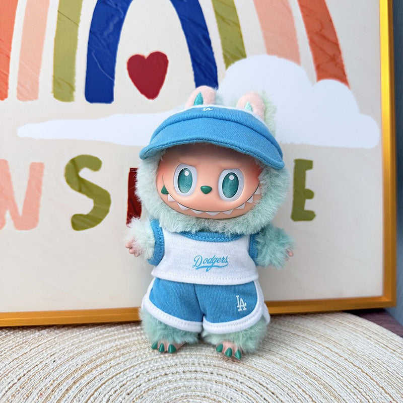 Labubu LA Hat + Dodgers Outfit Set| LA sports Outfit |Multicolors| Perfect Gift| Kids and Teenager Gift