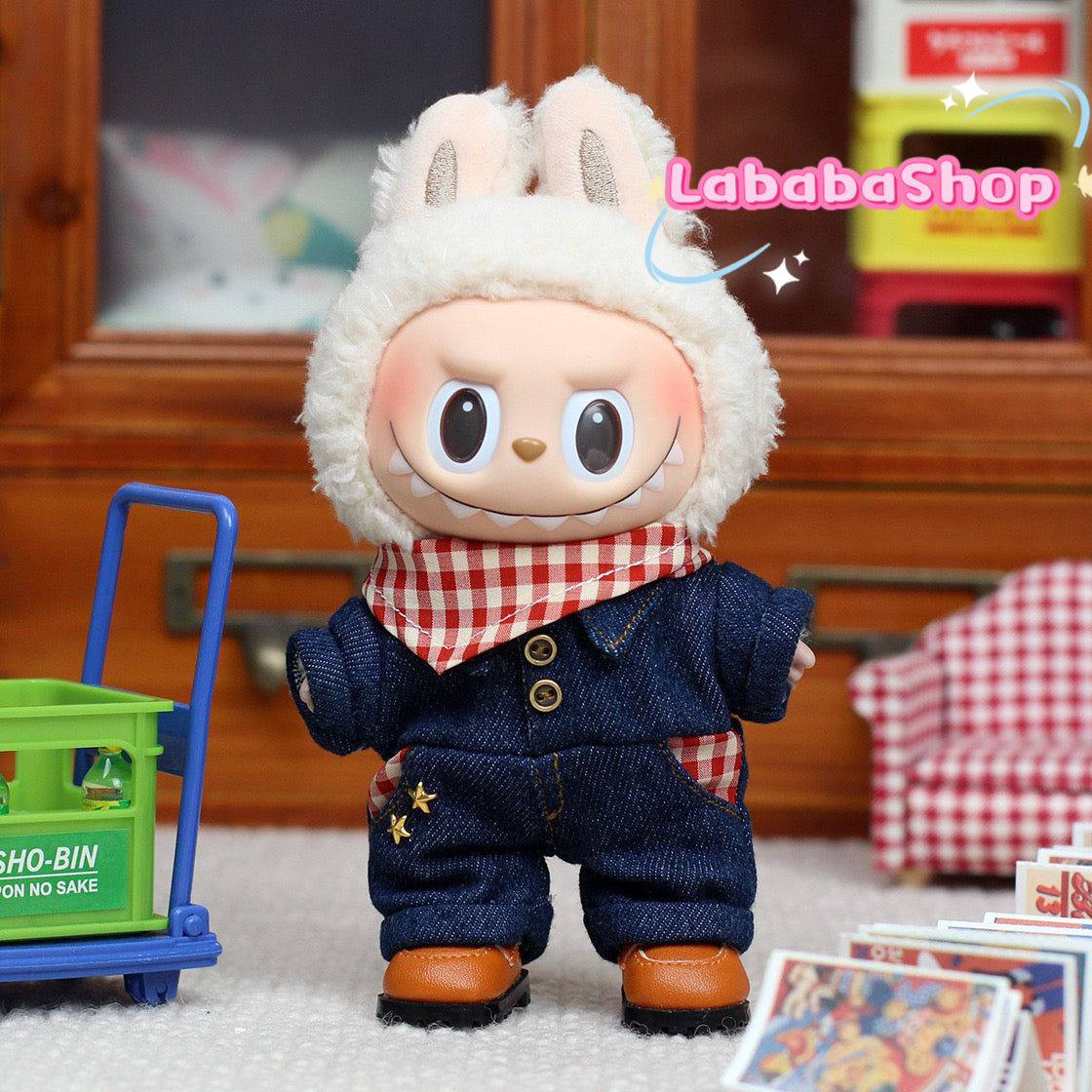 Labubu Cowboy Outfit Outfit | Hat, Clothes, Shoes | Birthday Gift| Perfect Gift| Kids and Teenager Gift
