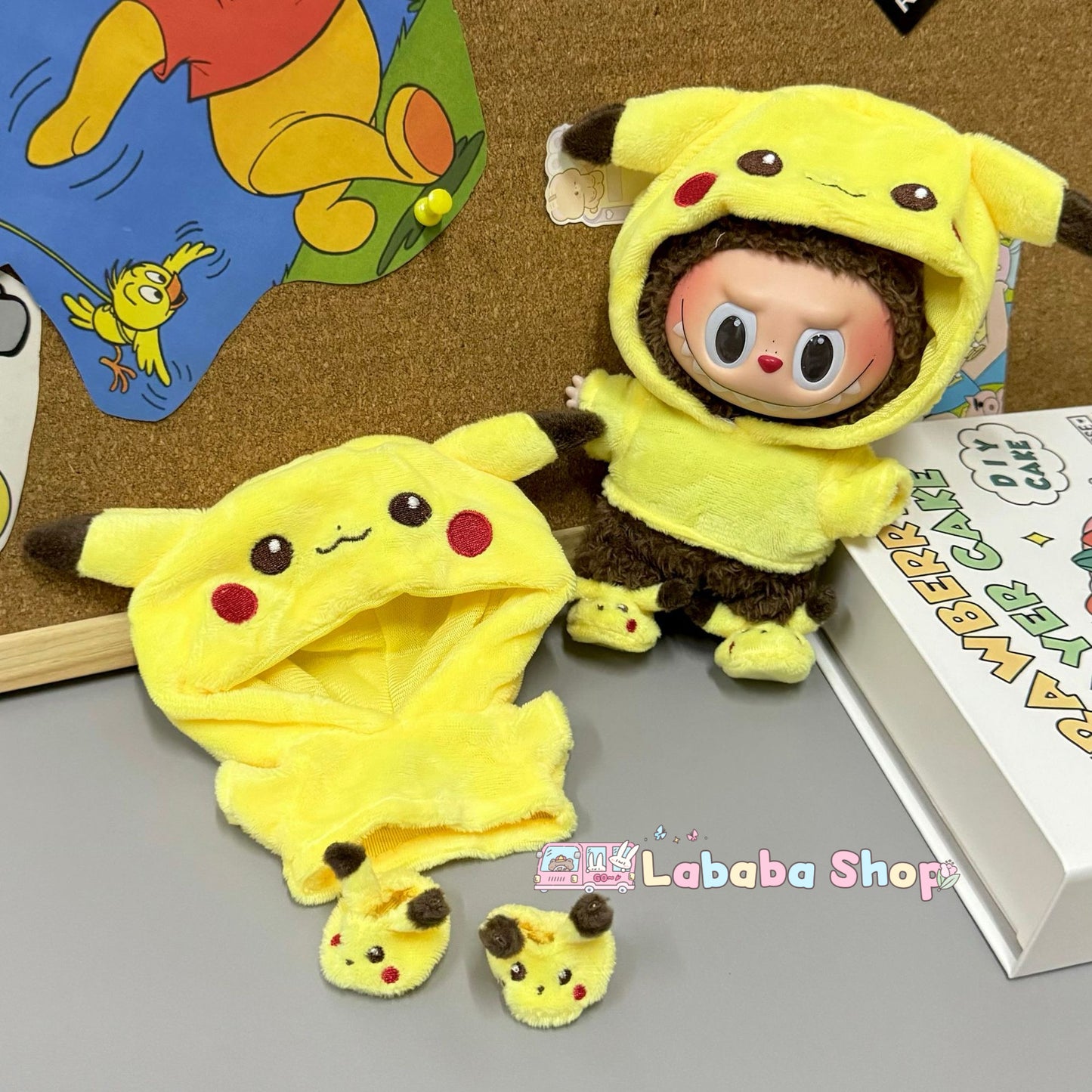 Labubu Pikachu Outfit | Birthday Gift | Perfect Gift for Kids & Teens | Cute Collectible Costume