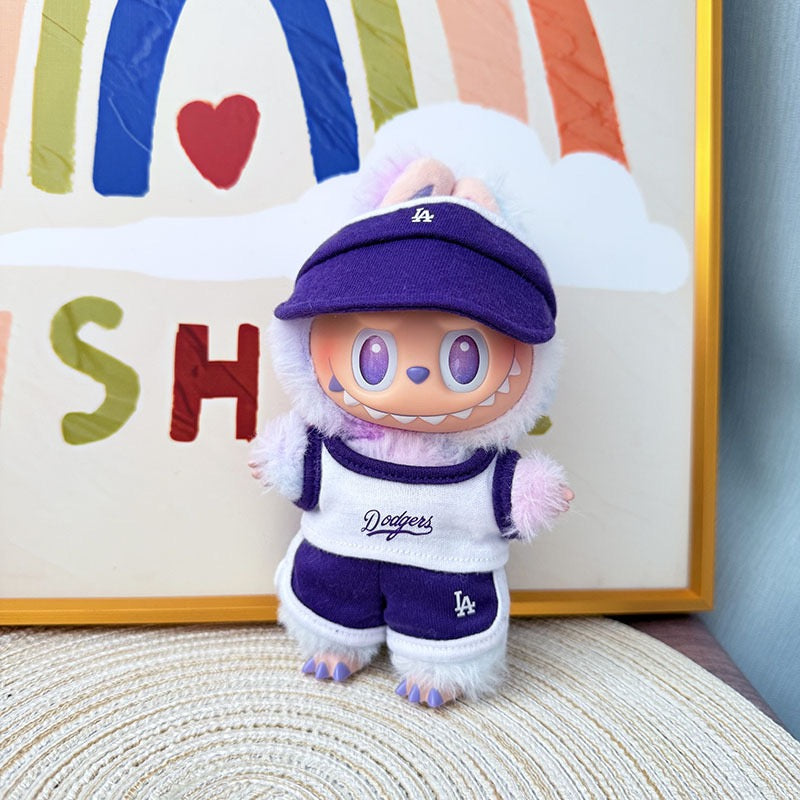Labubu LA Hat + Dodgers Outfit Set| LA sports Outfit |Multicolors| Perfect Gift| Kids and Teenager Gift