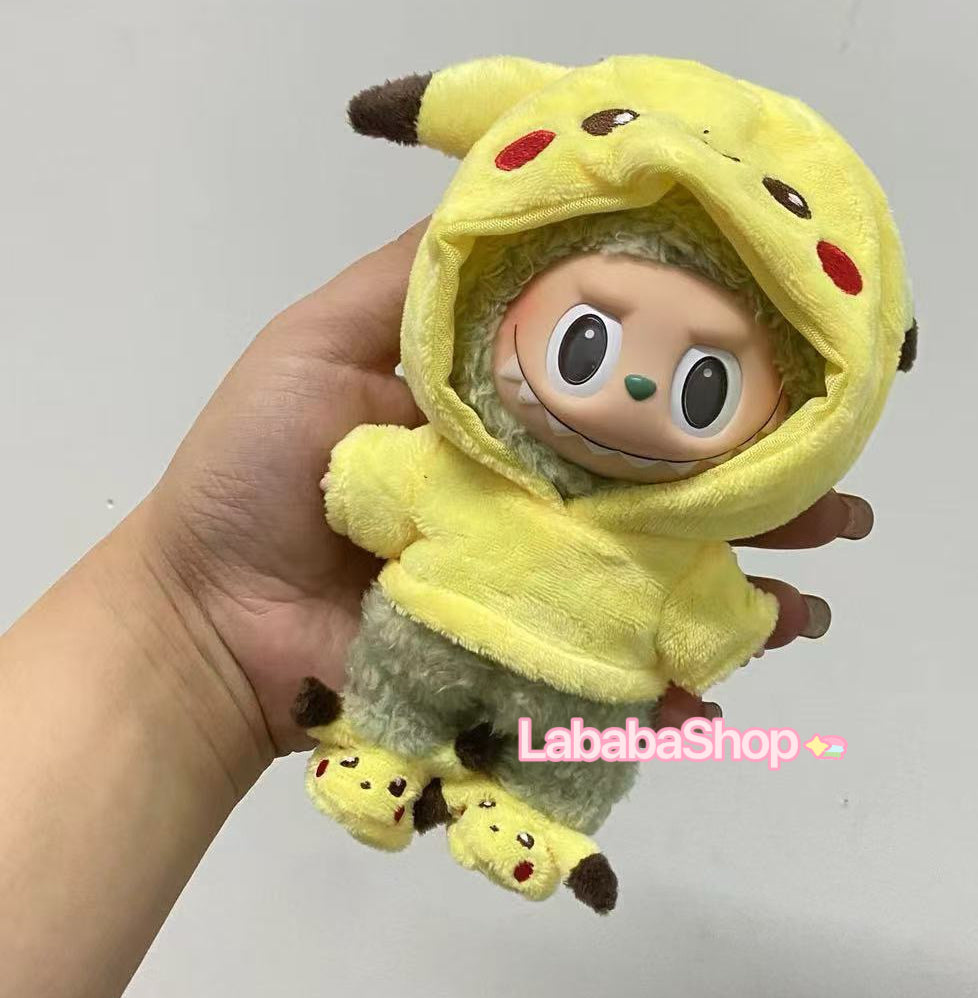 Labubu Pikachu Outfit | Birthday Gift | Perfect Gift for Kids & Teens | Cute Collectible Costume