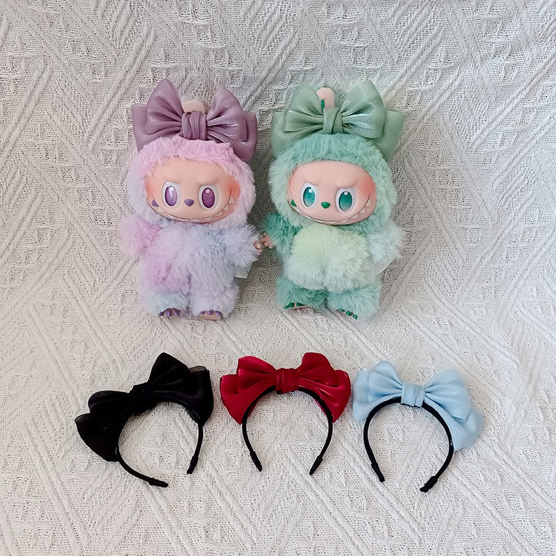 Labubu Bow Tie Headband| Fits 15-18cm doll| Birthday Gift| Perfect Gift for Her
