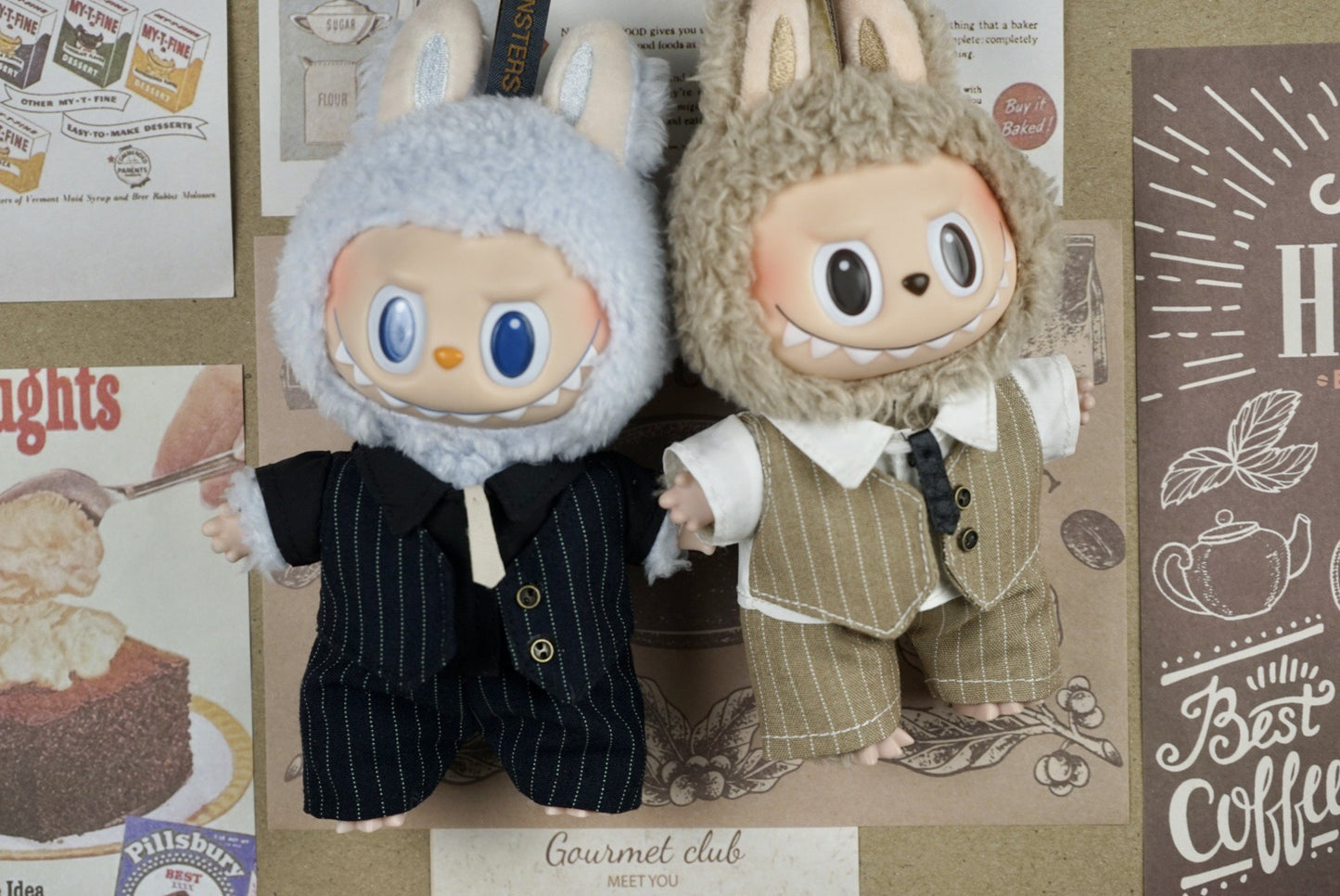 Labubu Formal Suit Set| Wedding gown| Groom Suit| Perfect Gift | Wedding Gift