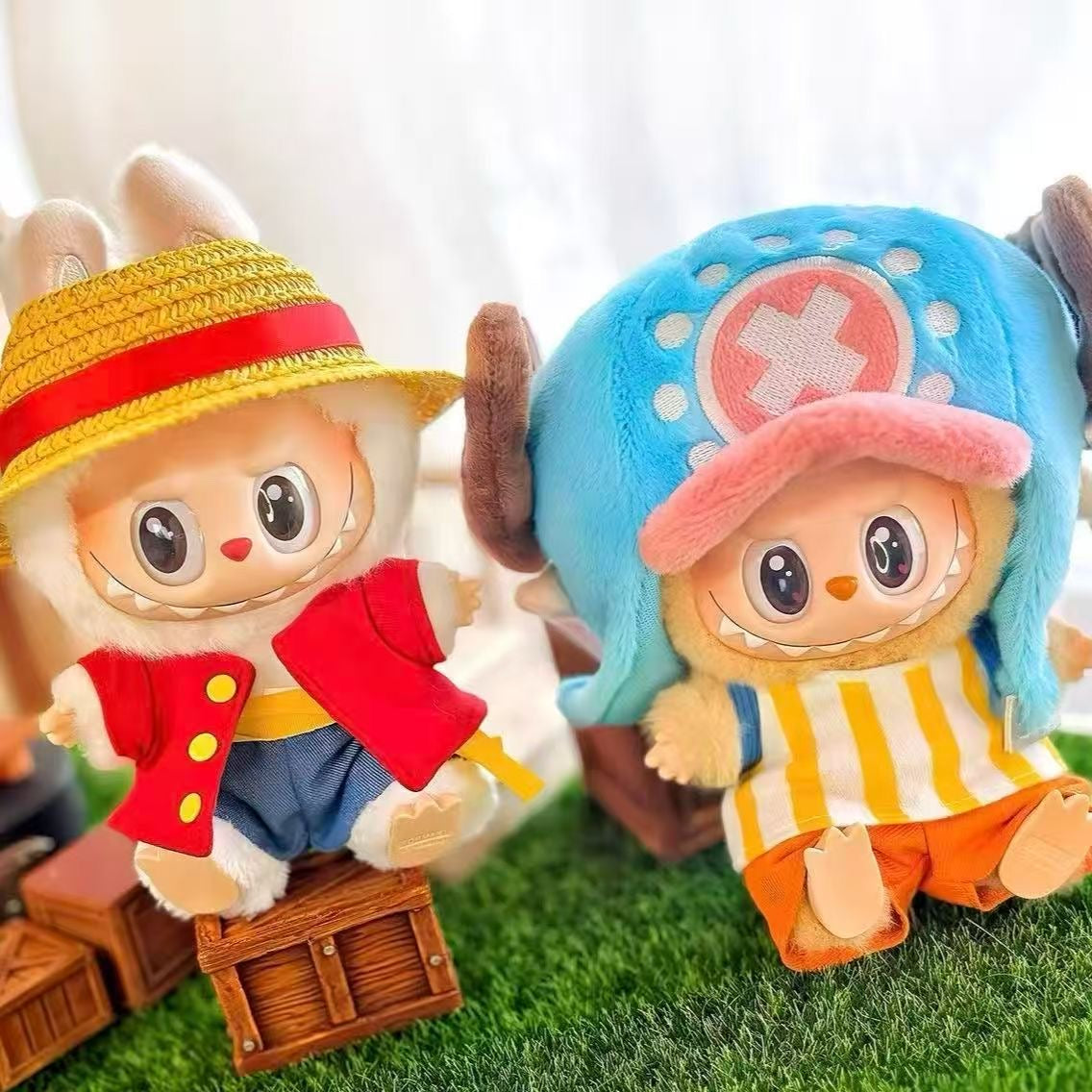 One Piece Labubu Outfit|Perfect Gift | Luffy and Choppet| Kids and Teenager Gift| Emotional Support