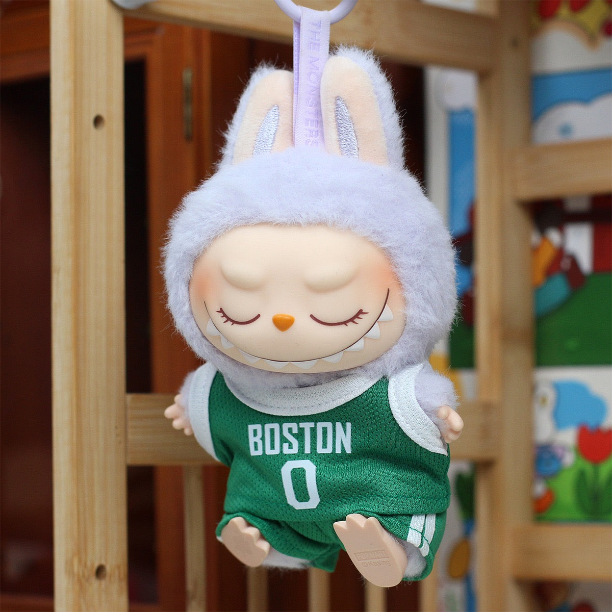 🏀 Labubu Basketball Jersey – OKC| Spurs | Boston | Warriors | Lakers | Nuggets | Struggle Outfit