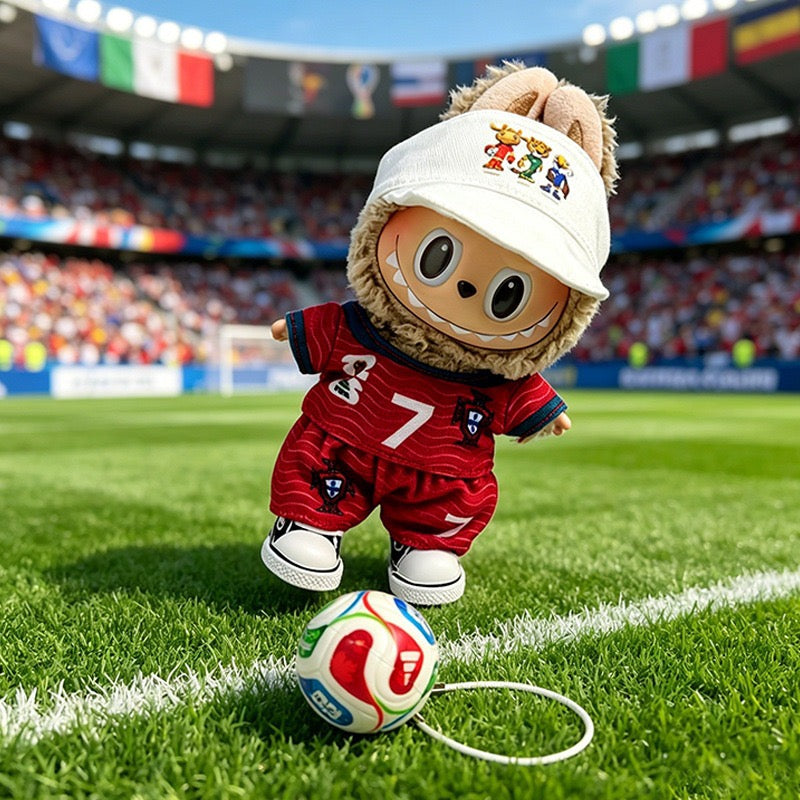 Labubu FIFA World Cup Portugal Soccer Jersey| Birthday Gift| Kids and Teenager Gift