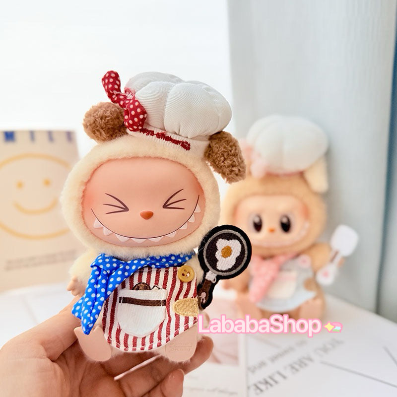 Labubu Chef Outfit| Chef Hat and Apron | Birthday Gift| Perfect Gift | Kids and Teenager Gift| Chef Gift