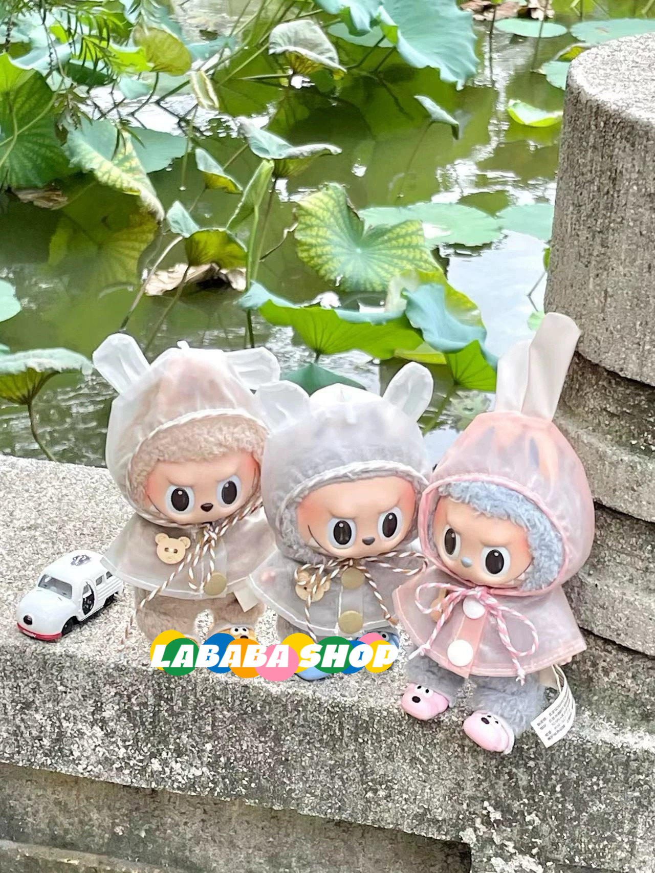 Labubu Raincoat Outfit | Bear, Bunny, Dinosaur, Bee | Birthday Gift | Perfect Gift