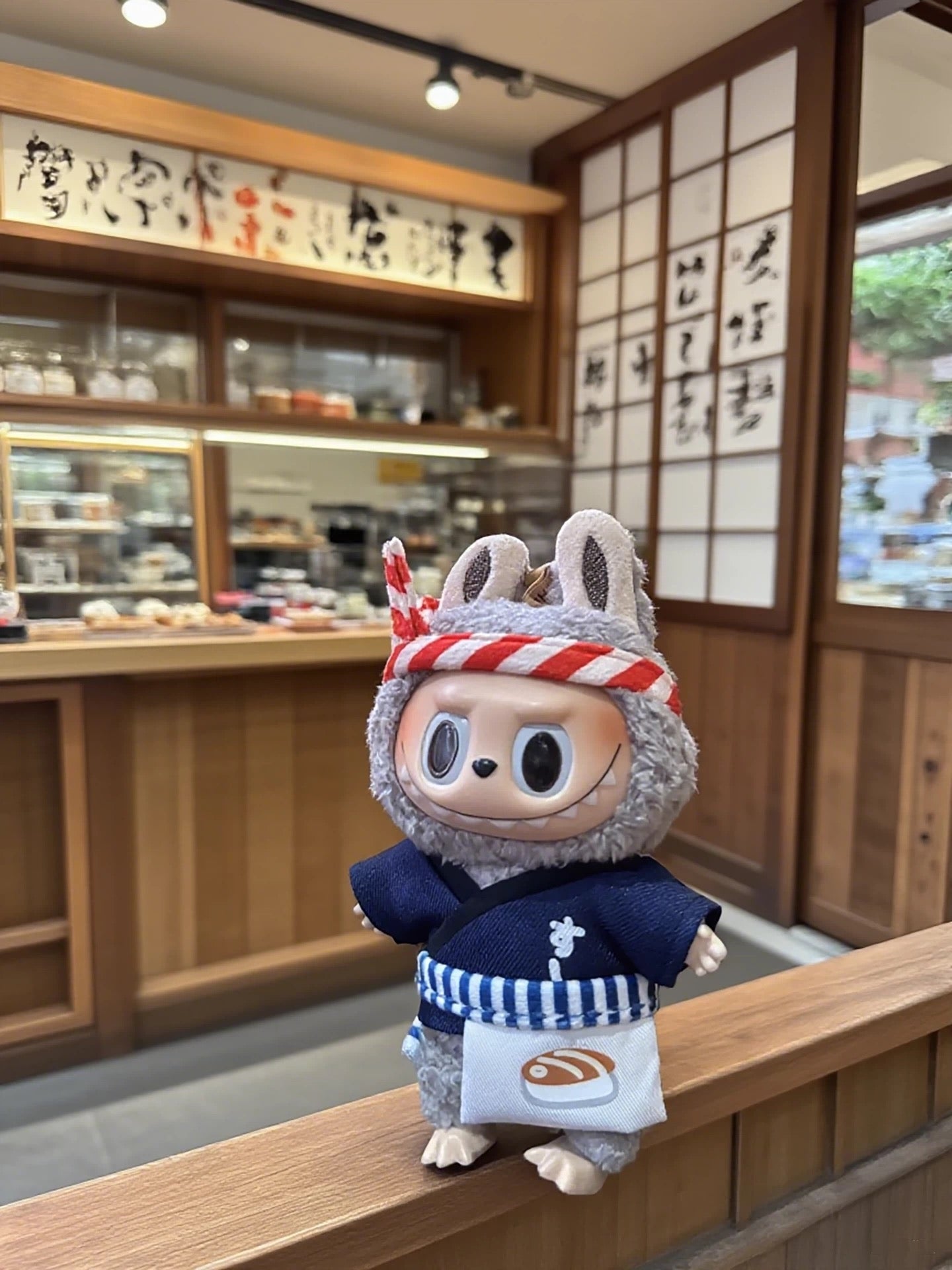 Labubu Sushi Chef Outfit | Perfect Gift | Apron & Headband, Shirt